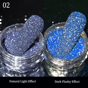 180 Farben Disco Reflective Glitter Colors Dip Powder Diamond Shiny Acryl pulver