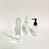 Vente directe usine – Emballage de luxe en plastique PET transparent 100 ml 120 ml avec pompe doseuse pour huile démaquillante et cosmétiques