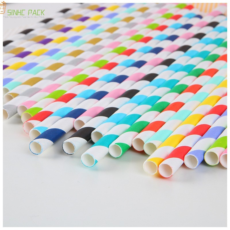 Hot Selling Plain White Drinking Paper Straws Jinhua Paper Straw 4Mm Paper Straw