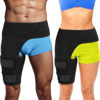 Attelle de Compression Cuisse et Hanche pour Sciatique, Arthrite, Douleur Inguinale – Ceinture de Protection et de Soutien