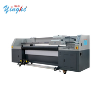 Impresora Plana UV Híbrida de Malla Yinghe 1.8m con 4-6 Cabezales I3200, Certificación Energy Star, 1 Año de Garantía, Nueva, para Pancartas de PVC, 1440DPI