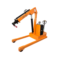 Mini-grue mobile électrique haute vitesse avec moteur, flèche mobile, acier au manganèse haute résistance, hauteur de levage 4m, garantie 1 an