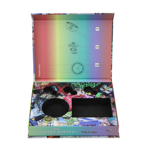 High End Rigid Cardboard Magnetic Gift Box with Custom Logo Eco-Friendly Matt Lamination - Product Image 1
