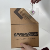 Spring Sign clair vente en gros plexiglas plexi verre moulé découpé au laser uv fabricant de plastique feuille acrylique blanche à vendre