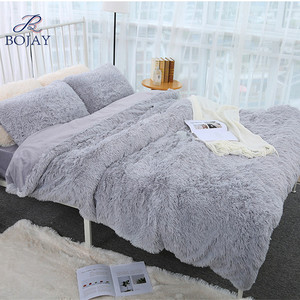 Custom Luxury Faux <strong>Fur</strong> <strong>Blanket</strong> Long Hair Shaggy Fleece Super Soft White PV Plush <strong>Blankets</strong> for Winter King Size - Product Image 4