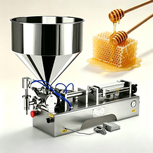 Máquina Llenadora de <span class=keywords><strong>Miel</strong></span> Horizontal para <span class=keywords><strong>Miel</strong></span> Cruda, <span class=keywords><strong>Miel</strong></span> de <span class=keywords><strong>Manuka</strong></span>, Envasado en Frascos, Uso en Pequeñas Fábricas de Apicultura - Product Image 1
