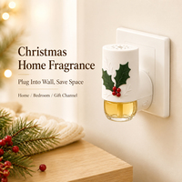 Diffuseur de parfum sans eau 21 ml, senteur Baies de houx de Noël, machine à parfum à brancher pour la maison, cadeau, vente en gros