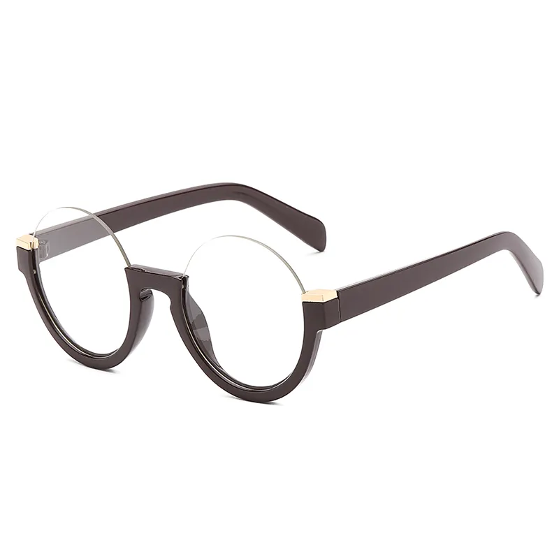 Stile europeo e Americano nuovo retro rotondo occhiali cornice per gli uomini e le donne per acquistare accessori per multi-purpose della miscela di metallo luce blu <span class=keywords><strong>pr</strong></span>