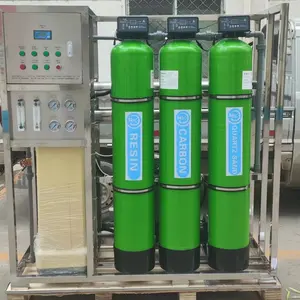 Água municipal 500 lph 1000 lph 500 lph rede pública máquina de filtragem de água 1500 litros por hora remoção de ferro e seguro para dr