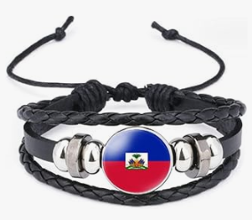 Лидер продаж, полиэфирный шарф, брелок, размахивающий вручную флаг, национальные флаги Гаити для розничной продажи - Product Image 6