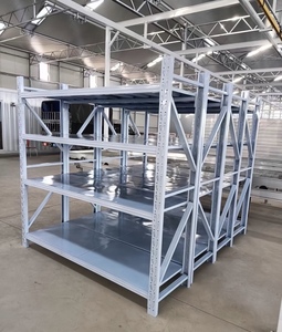 Durable Alloy Steel Heavy-Duty Multifunctional Double-Sided Heavy-Capacity Hot-Dip Galvanized <b>Powder</b> Coated Wheeled <b>Dust</b>-Proof - Product Image 5