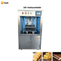 Machine à découper électrique en acier inoxydable à nettoyage automatique par ultrasons, coupe-gâteau ultrasonique pour gâteau au fromage éponge