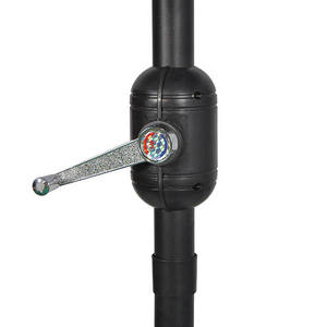 Sombrilla <span class=keywords><strong>Rectangular</strong></span> con Marco de Acero para Exteriores, Sombrilla Ligera para Playa, Restaurante, Comedor, 200x300cm - Product Image 5