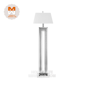 Lampade <span class=keywords><strong>da</strong></span> <span class=keywords><strong>Terra</strong></span> Moderne <span class=keywords><strong>in</strong></span> Argento Stile Europeo Classico con Paralume a Specchio per Arredamento Casa - Product Image 2