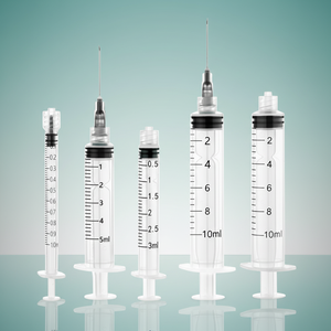 Jeringa <span class=keywords><strong>Veterinaria</strong></span> Desechable de 1-60 ml, Estéril, con Aguja de 25g y Conector Luer-Lock para Inyección de Medicamentos - Product Image 1