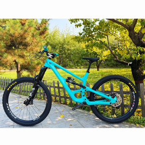 Hoogwaardige 27,5/29 inch carbon fiber 12-versnellingen vierzuiger aluminium voorvork race mountainbike full suspension fiets - Product Image 2