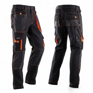 Celana Kerja Mekanik Katun Anti Api & Anti Kusut Seragam Konstruksi untuk Pakaian Kerja Unisex - Product Image 5