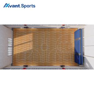 Avant sport FIBA Standard in legno massello campo da basket pavimento | Sistema di pavimento sportivo in legno duro per progetti di palestra e stadio - Product Image 2