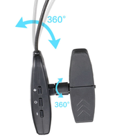 Microphone sans fil USB à condensateur dynamique pour saxophone - Utilisation professionnelle sur ordinateur de bureau, petit récepteur, suppression du bruit, design léger