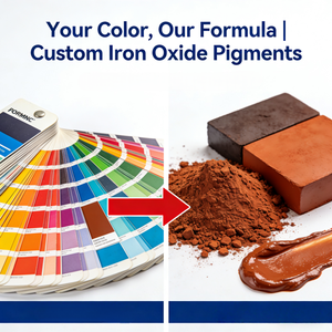 Pigments d'oxyde de fer de qualité industrielle certifiés RoHS pour matériaux de construction et pigments de revêtement à base d'eau - Product Image 3