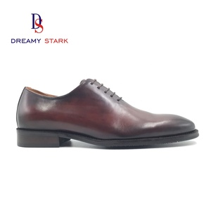 Chaussures habillées à enfiler style Oxford ; en cuir véritable fait main, confortables, pour homme, luxe, logo personnalisé, durables, haute qualité, vintage, collection automne - Product Image 4