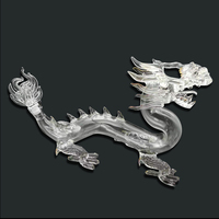 Bouteille de carafe à vin en forme de dragon animal créatif en borosilicate soufflé à la main