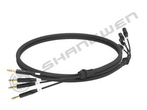 4-Channel <span class=keywords><strong>สาย</strong></span><span class=keywords><strong>สัญญาณ</strong></span>เสียง XLR 3-PIN XLR <span class=keywords><strong>สาย</strong></span><span class=keywords><strong>สัญญาณ</strong></span>สำหรับสตูดิโอตัวผู้ไปยังแจ็คตัวผู้6.35มม. - Product Image 2