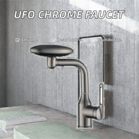 Robinet de douche thermostatique contemporain à débit contrôlé, en acier inoxydable chromé poli, avec poignée unique et pommeau de douche carré