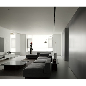 High <b>End</b> Custom Made Villa Furniture Luxury Penthouse Leather Sofa Dining <b>Bed</b> Cabinet - Product Image 1