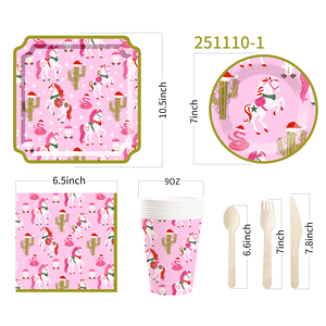 Artículos para Fiesta de Cumpleaños con Temática de Caballos DAMAI, Platos para Cena, Platos para Postre, Vasos, Servilletas, Decoraciones para Fiestas de Caballos para Baby Showers - Product Image 4