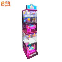 Máquinas de juegos Arcade que funcionan con monedas de alta calidad FunPark, Clip de garra para agarrar premios y regalos de tarjetas, experiencia divertida para ganar premios