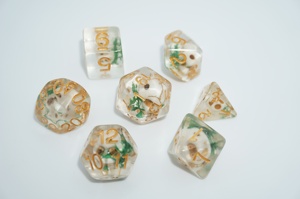 DNDND Blood Spot Skull Resin Dice Set pour les jeux <span class=keywords><strong>de</strong></span> rôle <span class=keywords><strong>et</strong></span> <span class=keywords><strong>de</strong></span> table Dungeons and <span class=keywords><strong>Dragons</strong></span> DND - Product Image 4