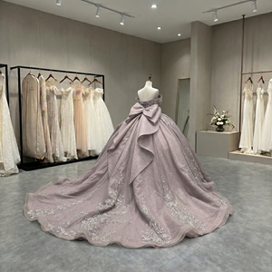 Lsmc135 Pink Ball Gown Quinceanera Dresses Beaded Appliques <b>Sweet</b> 16 Dress Vestido De 15 Anos <b>Party</b> Jancember - Product Image 4
