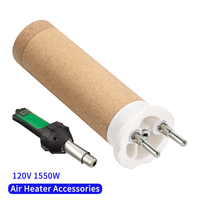 142.718 120v 1550w noyau chauffant en céramique pour pistolet à chaleur torche à Air chaud en plastique soudeur Machine accessoires élément chauffant