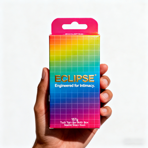 Boîte d'emballage de préservatifs écologiques avec logo personnalisé, boîte en papier enduit pliable pour usage intime adulte et emballage de vente au détail - Product Image 4