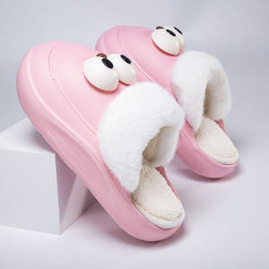 Invierno algodón arrastre Gran Ojo perro hogar antideslizante fondo grueso - Product Image 4