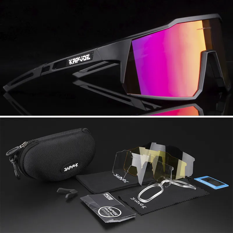 RTS Cycling Glasses 4 Lens Men Outdoor Mountain Women Bicycle Eyewear TR90 Bike Sport Sunglasses Good Quality Brand Glasses