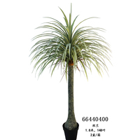 Kunstmatige boomdecoratie - Realistische nep Ficus boom in zwarte plantenbak, kunstplant met levensechte stam & bladeren voor de woonkamer
