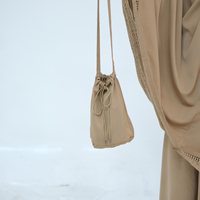 Nouvel Ensemble de Prière 4 Pièces Loriya 2025 de Haute Qualité avec Tapis de Prière et Sac Hijab Dentelle Khimar Jupe Jilbab Abaya Nida