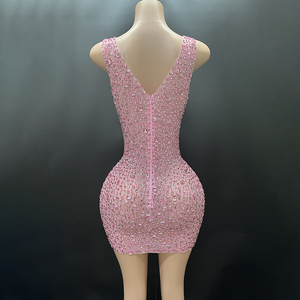 Novance Y2507-UG Prodotti Più Venduti 2024 Abiti da Club <span class=keywords><strong>Sexy</strong></span> <span class=keywords><strong>Abbigliamento</strong></span> Femminile di Lusso con Glitter e Diamanti - Product Image 6