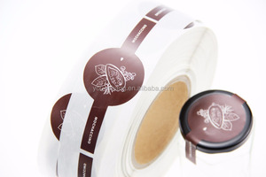 Customizable <strong>Strong</strong> <strong>Adhesive</strong> <strong>Vinyl</strong> Bottle Security Labels Permanent Food Seal <strong>Sticker</strong> Packaging Solution - Product Image 4