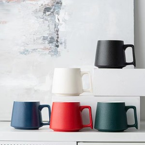 Ceramic <b>Mug</b> 301-400ml Frosted <b>Earthenware</b> Office Home Coffee Cup Eco Friendly Microwave Safe Business Gift - Product Image 5