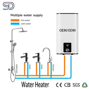 浴室用電気温水器、タンク付き高品質電気温水器、80リットル電気温水器、100リットル電気温水器 - Product Image 1