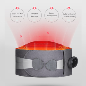 Ceinture chauffante électrique utilisée pour la thermothérapie du bas du dos pour soulager la douleur, traiter l'inflammation des articulations lombaires, les entorses et les raideurs - Product Image 5