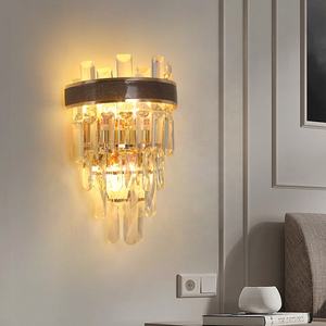 Lampade <span class=keywords><strong>da</strong></span> Parete Moderne <span class=keywords><strong>da</strong></span> Interno in Cristallo con Lampadina E14 per Villa Corridoio <span class=keywords><strong>Balcone</strong></span> - Product Image 1