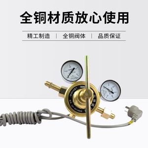 เครื่องลดแรงดันเทนคาวะ YQTG-343 1.6*25MPa แบบท่อ คาร์บอนไดออกไซด์ ระบบทำความร้อนด้วยไฟฟ้า - Product Image 5