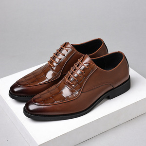 Zapatos Oxford de Hombre Británicos, Impermeables, de Cuero Genuino, Punta Cerrada, Hechos a Mano, para Boda, Formales, Casuales de Negocios, Antideslizantes, con Hebillas y Correas - Product Image 3