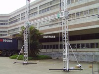 Structure de scène en aluminium pour éclairage, écran LED, toile de fond, stand de DJ, éclairage de scène pour concerts et événements