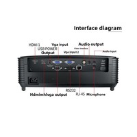 Projecteur laser Optoma YEW9143ST pour entreprise, bureau, éducation, courte portée, 1080P DLP, 4300 ANSI lumens