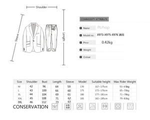 سترة رجالية أنيقة للأعمال مقاس <span class=keywords><strong>M</strong></span>-3XL موديل 2024 بتصميم راقٍ ونمط ملكي مع معطف ذو نسيج داكن وزر واحد وقصة ضيقة للرجال - Product Image 2